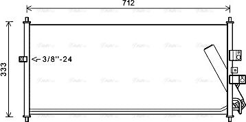 Ava Quality Cooling DN5277D - Kondenser, kondisioner furqanavto.az