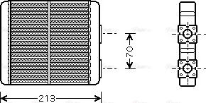 Ava Quality Cooling DN 6226 - İstilik dəyişdiricisi, daxili isitmə furqanavto.az