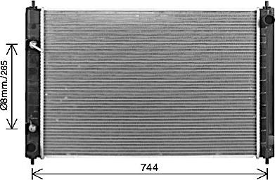 Ava Quality Cooling DN2468 - Radiator, mühərrikin soyudulması furqanavto.az