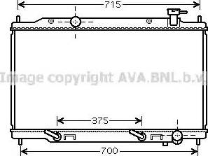 Ava Quality Cooling DN 2319 - Radiator, mühərrikin soyudulması furqanavto.az