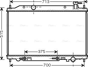 Ava Quality Cooling DN 2295 - Radiator, mühərrikin soyudulması furqanavto.az