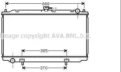 Ava Quality Cooling DN 2216 - Radiator, mühərrikin soyudulması furqanavto.az