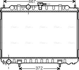 Ava Quality Cooling DN 2238 - Radiator, mühərrikin soyudulması furqanavto.az