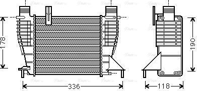 Ava Quality Cooling DNA4340 - Intercooler, şarj cihazı furqanavto.az