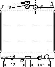 Ava Quality Cooling DNA2211 - Radiator, mühərrikin soyudulması furqanavto.az