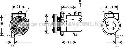 Ava Quality Cooling DN K001 - Kompressor, kondisioner furqanavto.az