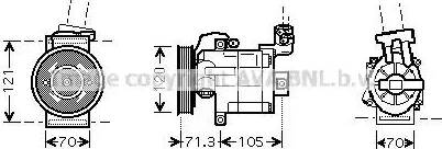 Ava Quality Cooling DN K306 - Kompressor, kondisioner furqanavto.az