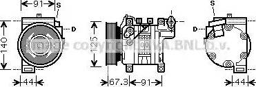 Ava Quality Cooling DN K273 - Kompressor, kondisioner furqanavto.az