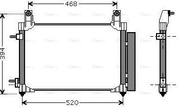 Ava Quality Cooling DW5081D - Kondenser, kondisioner furqanavto.az