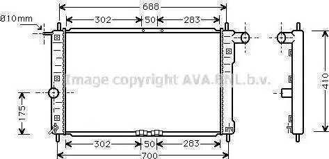 Magneti Marelli 350213268000 - Radiator, mühərrikin soyudulması furqanavto.az