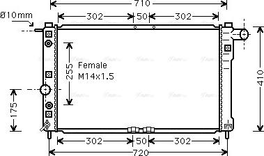 Ava Quality Cooling DW 2010 - Radiator, mühərrikin soyudulması furqanavto.az