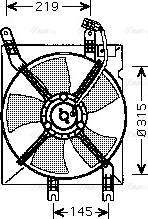 Ava Quality Cooling DW 7508 - Fen, radiator furqanavto.az