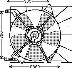 Ava Quality Cooling DW 7514 - Fen, radiator furqanavto.az