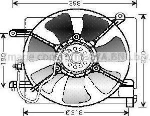 Ava Quality Cooling DW 7515 - Fen, radiator furqanavto.az