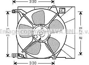 Ava Quality Cooling DW 7516 - Fen, radiator furqanavto.az