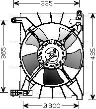 Ava Quality Cooling DW 7511 - Fen, radiator furqanavto.az