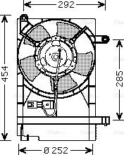 Ava Quality Cooling DW 7512 - Fen, radiator furqanavto.az