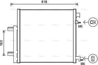 Ava Quality Cooling DWA5140D - Kondenser, kondisioner furqanavto.az