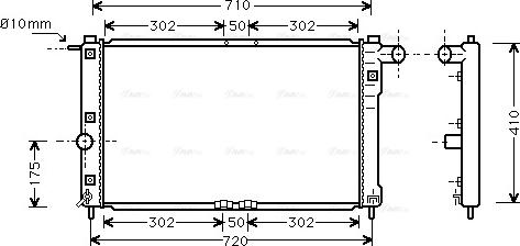 Ava Quality Cooling DWA2009 - Radiator, mühərrikin soyudulması furqanavto.az