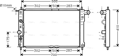 Ava Quality Cooling DWA2015 - Radiator, mühərrikin soyudulması furqanavto.az