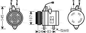 Ava Quality Cooling DWAK096 - Kompressor, kondisioner furqanavto.az