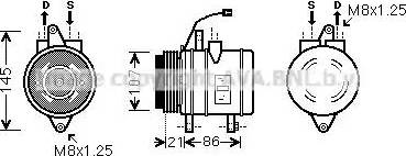 Ava Quality Cooling DW K079 - Kompressor, kondisioner furqanavto.az