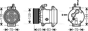 Ava Quality Cooling DWK095 - Kompressor, kondisioner furqanavto.az