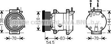 Ava Quality Cooling DWK091 - Kompressor, kondisioner furqanavto.az