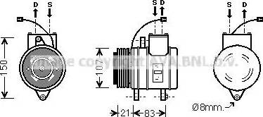 Ava Quality Cooling DW K041 - Kompressor, kondisioner furqanavto.az