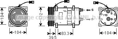 Ava Quality Cooling DZK017 - Kompressor, kondisioner furqanavto.az