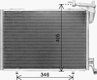 Ava Quality Cooling FD5673 - Kondenser, kondisioner furqanavto.az