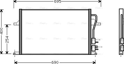 Ava Quality Cooling FD 5259 - Kondenser, kondisioner furqanavto.az