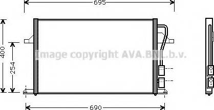 Ava Quality Cooling FD5287 - Kondenser, kondisioner furqanavto.az