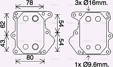 Ava Quality Cooling FD3625 - Yağ soyuducu, mühərrik yağı furqanavto.az