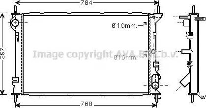 Ava Quality Cooling FD 2411 - Radiator, mühərrikin soyudulması furqanavto.az