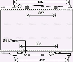 Ava Quality Cooling FD2646 - Radiator, mühərrikin soyudulması furqanavto.az