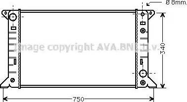 Ava Quality Cooling FD 2083 - Radiator, mühərrikin soyudulması furqanavto.az