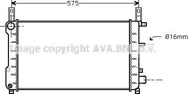 Ava Quality Cooling FD 2198 - Radiator, mühərrikin soyudulması furqanavto.az