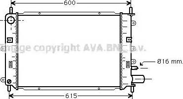 Ava Quality Cooling FD 2173 - Radiator, mühərrikin soyudulması furqanavto.az