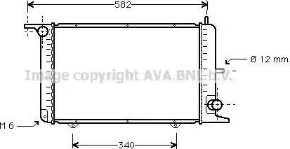 Ava Quality Cooling FD 2115 - Radiator, mühərrikin soyudulması furqanavto.az