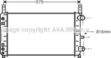 Ava Quality Cooling FD 2118 - Radiator, mühərrikin soyudulması furqanavto.az