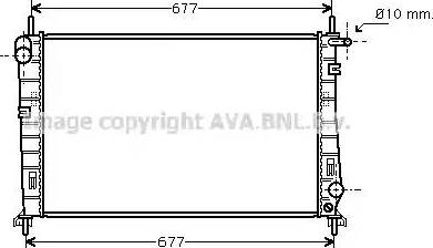 Ava Quality Cooling FD 2185 - Radiator, mühərrikin soyudulması furqanavto.az