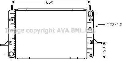 Ava Quality Cooling FD 2139 - Radiator, mühərrikin soyudulması furqanavto.az