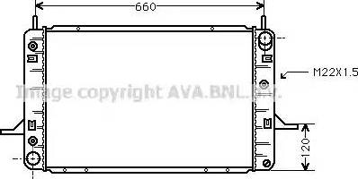 Ava Quality Cooling FD 2138 - Radiator, mühərrikin soyudulması furqanavto.az