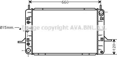 Ava Quality Cooling FD 2124 - Radiator, mühərrikin soyudulması furqanavto.az