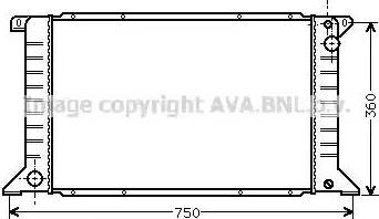 Ava Quality Cooling FD 2170 - Radiator, mühərrikin soyudulması furqanavto.az