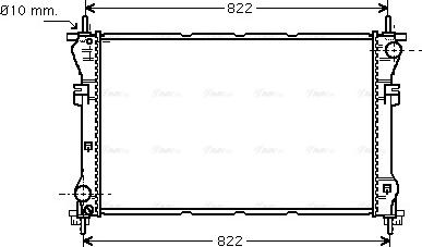 Ava Quality Cooling FD 2318 - Radiator, mühərrikin soyudulması furqanavto.az