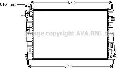 Ava Quality Cooling FD 2335 - Radiator, mühərrikin soyudulması furqanavto.az