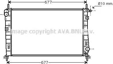 Ava Quality Cooling FD 2266 - Radiator, mühərrikin soyudulması furqanavto.az