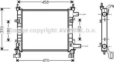 Ava Quality Cooling FD 2260 - Radiator, mühərrikin soyudulması furqanavto.az